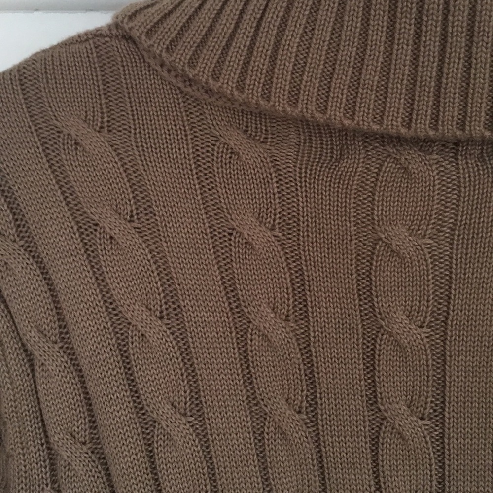 Calvin Klein cable knit side buckle 3/4 dress - Picture 4 of 8